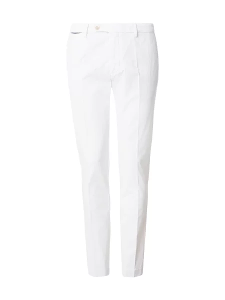 Hackett London Kalhoty s puky bílá