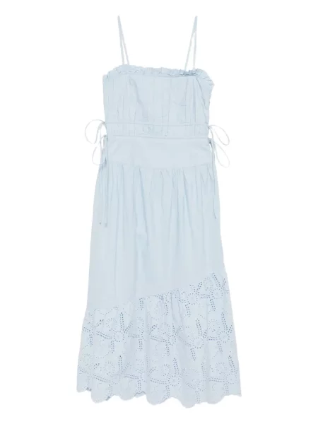 Sukienka Damson Madder garniturowa niebieska