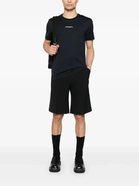 Tricou Dolce & Gabbana cu broderie albastru