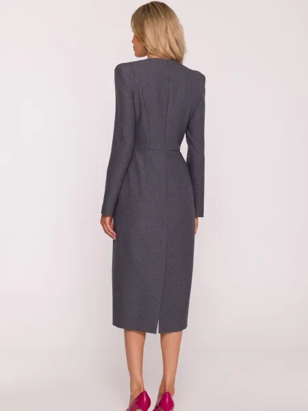 Rochie midi Stylove gri