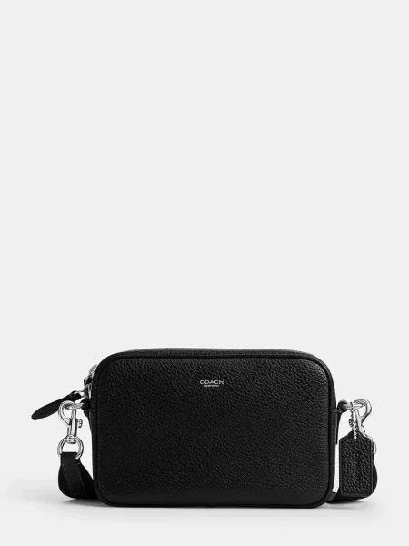 Coach usnjena torba črna