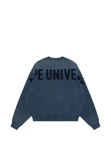 Суитчър Aape By *a Bathing Ape® с кръгло деколте с апликация синьо