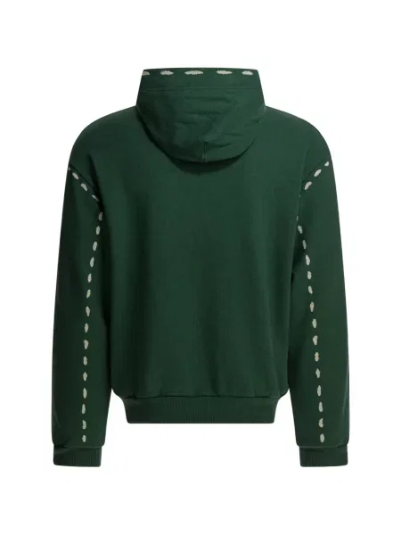 Hanorac cu glugă Kapital cu glugă verde