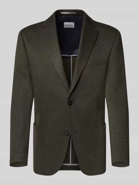 Marynarka o kroju slim fit z dodatkiem i kołnierzem z połami Roy Robson zielona