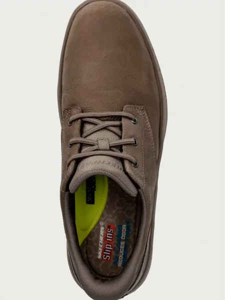 Nubuk félcipo Skechers barna