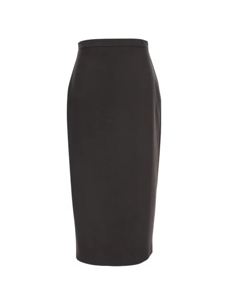 Fustă tip creion Max Mara cu talie înaltă maro