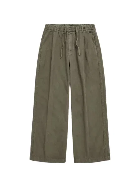 Pantaloni Massimo Osti Studio cu cordon verde