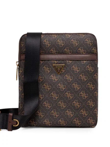 Geantă crossbody Guess cu imagine maro