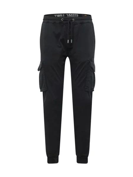 ALPHA INDUSTRIES Pantaloni cu negru