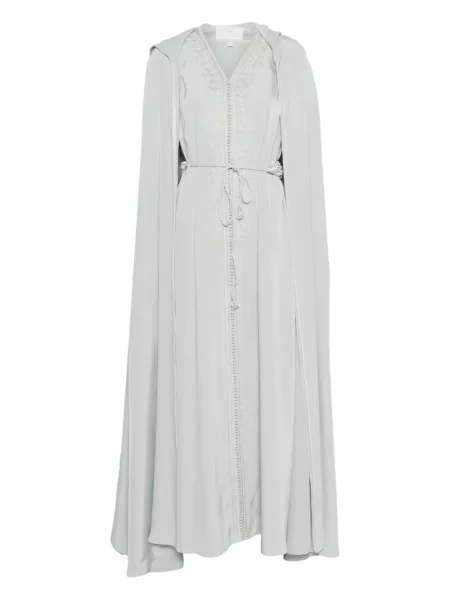 Rochie Reem Al Dhaheri cu glugă gri