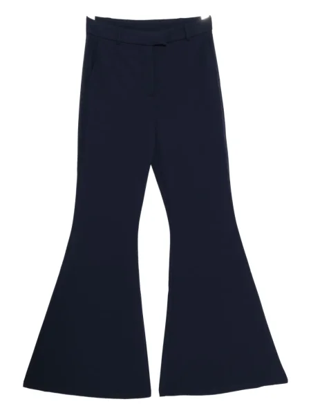 Pantaloni Michael Kors din crep albastru