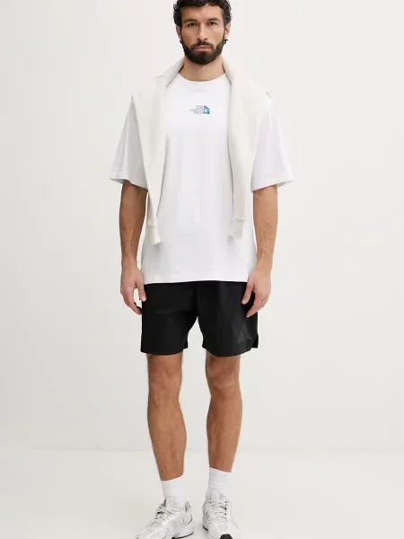 The North Face kratka majica LIQUID LOGO bela