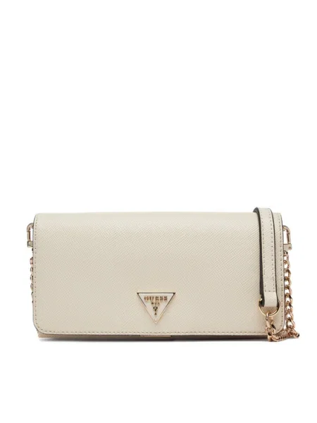 Guess Geantă Noelle II Mini Écru bej
