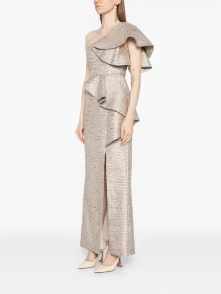 Rochie Saiid Kobeisy cu volane de costum