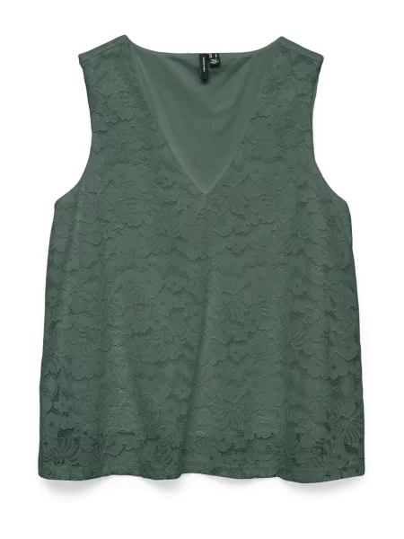 VERO MODA Top VMHONEY sötétzöld