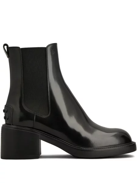 Kožené chelsea boots Tod's černé