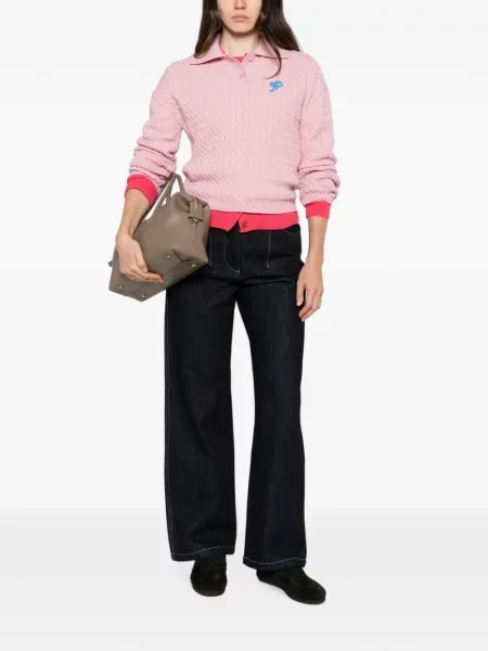Gulerat tricou polo Patou roz