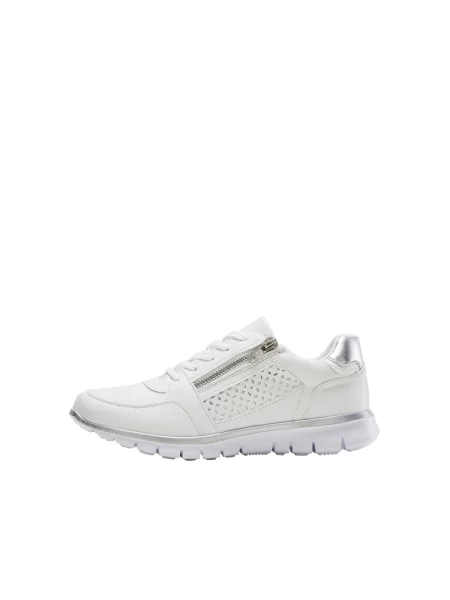 Sneakerși Bonprix alb