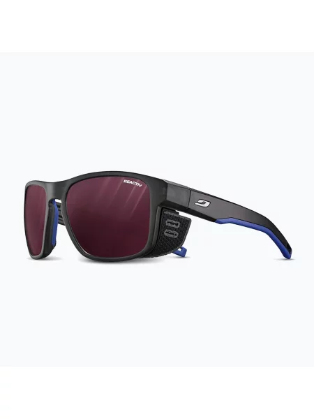 Julbo Shield M Reactiv High Contrast fényáteresztő fekete/kék/fehér napszemüveg Shield M Reactiv High Contrast fehér