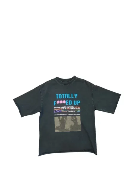 Tricou Astrum cu imagine negru