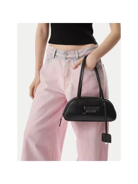 Tommy Jeans Дамска чанта Tjw Bold Shoulder Bag черен