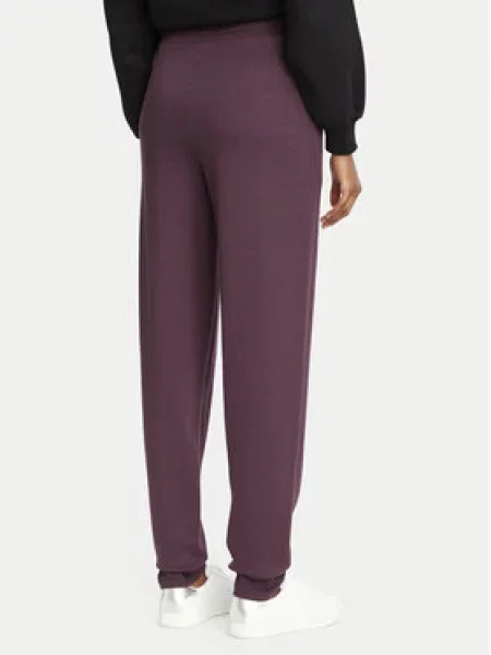 BOSS Sportinės kelnės Cp Stripe violetinė
