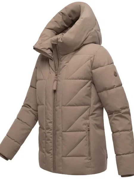 MARIKOO Zimná bunda Kuschelnasee kapučíno