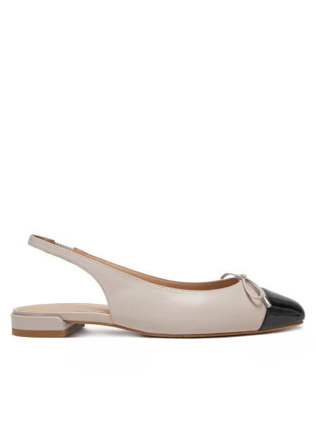 Босоніжки Stuart Weitzman Sleek Bow бежевий