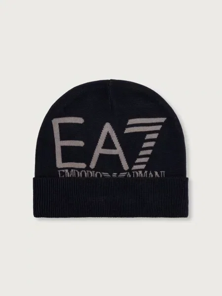 Emporio Armani beanie kapa modra
