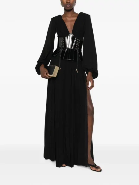 Rochie maxi Elisabetta Franchi negru