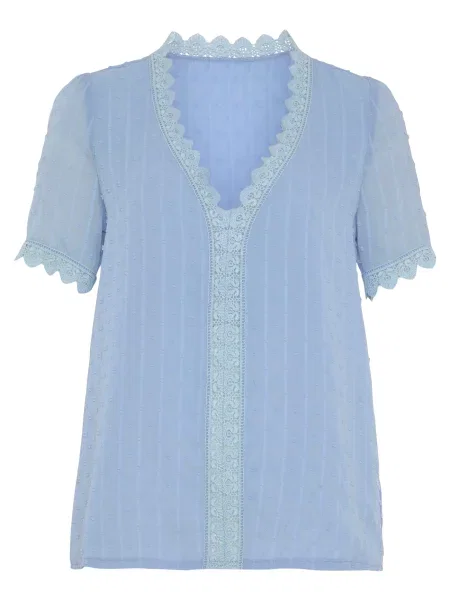 LASCANA Bluza svetlo modra