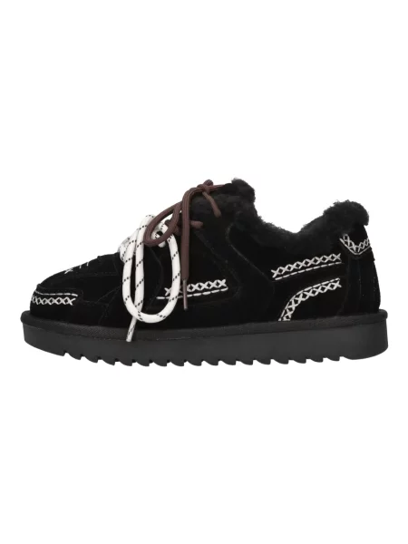 Sneakersy De Siena zamszowe czarne