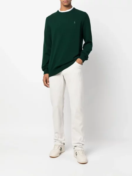 Džemper Polo Ralph Lauren s vezom zelena