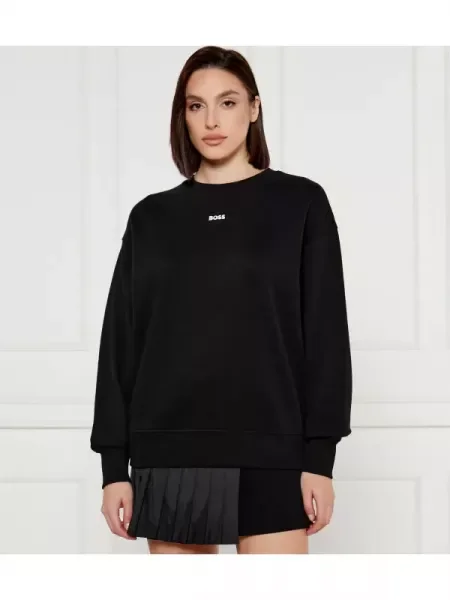 BOSS ORANGE Hanorac C_Eteia | Oversize fit negru
