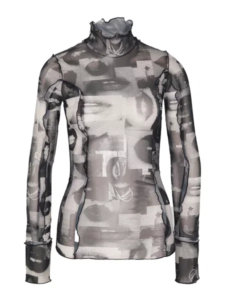 HUGO Tricou Deuphoria / taupe gri