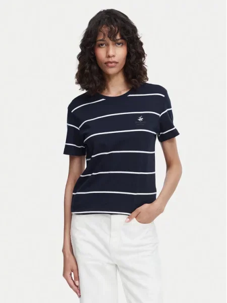 Beverly Hills Polo Club T-shirt Tamnoplava Regular Fit