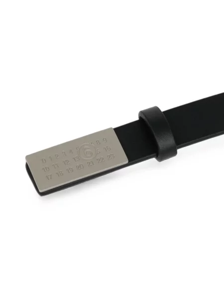 Cu centură curea Mm6 Maison Margiela negru