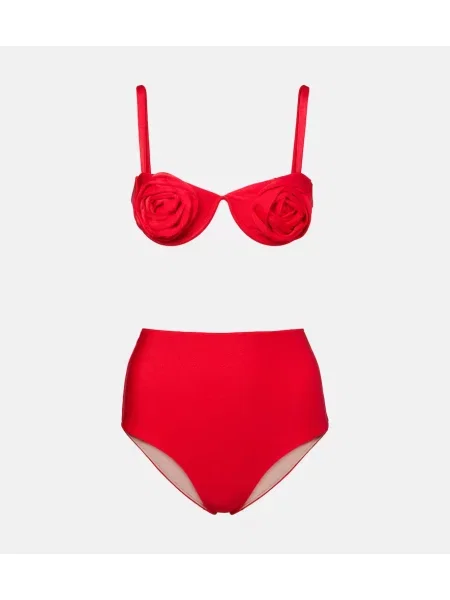 Bikini Adriana Degreas w kwiatki czerwony