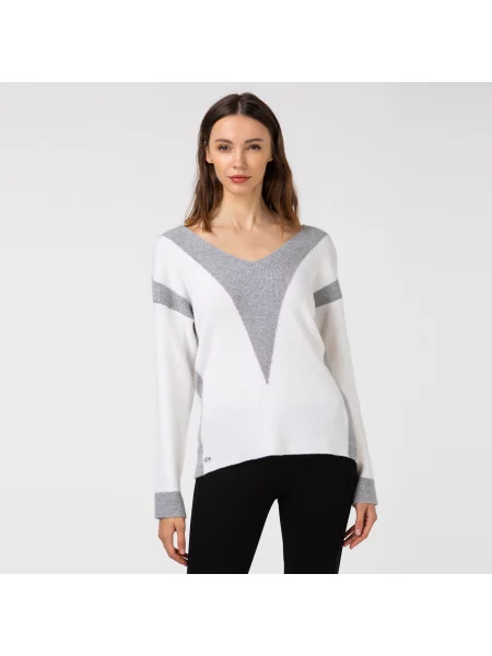 Свитер Lacoste.com белый