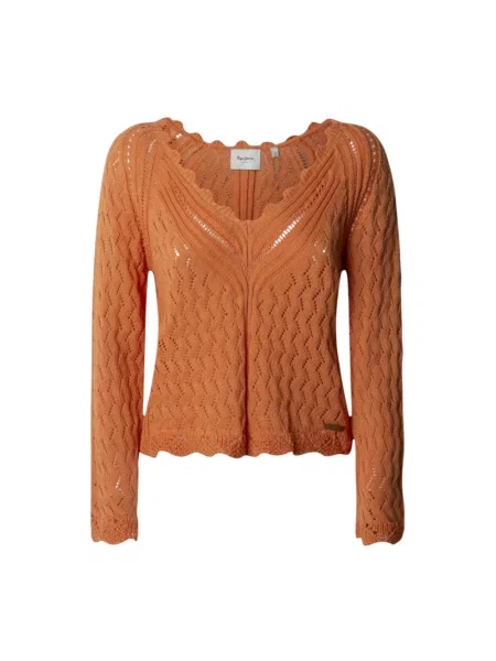 Sweter Pepe Jeans pomarańczowy