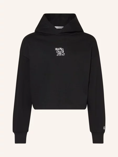 Calvin Klein Jeans Mikina Metallic černá