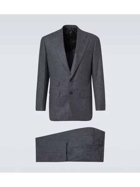 Costum Thom Sweeney de lână de costum gri