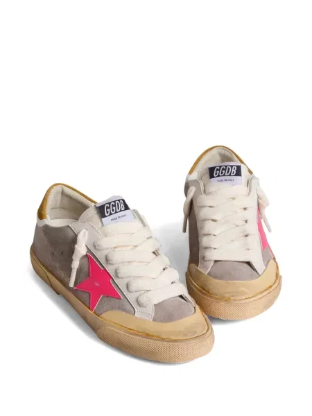Велурени маратонки Golden Goose сиво