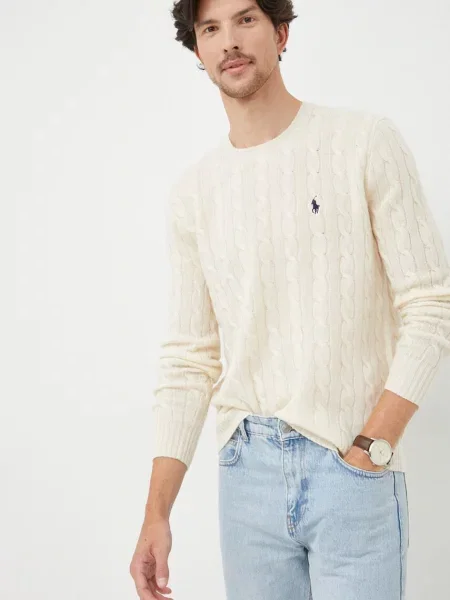 Polo Ralph Lauren pulover bărbați light bej
