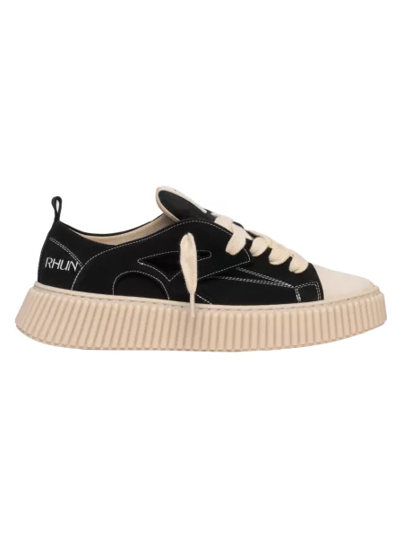 Sneakersy Rhun zamszowe czarne