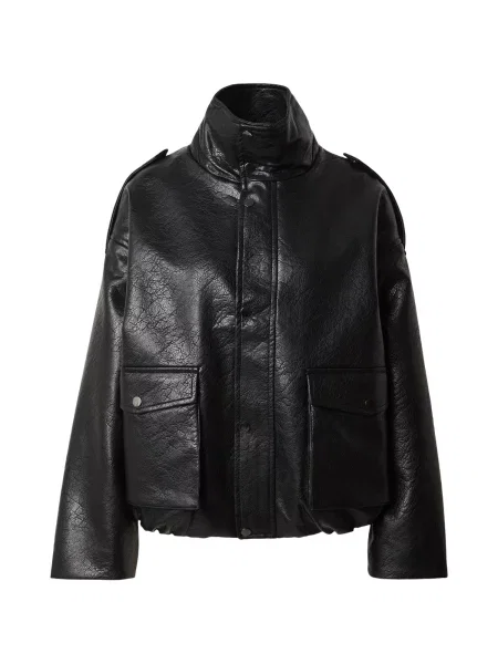 TOPSHOP Geacă de primăvară-toamnă TOMA' negru