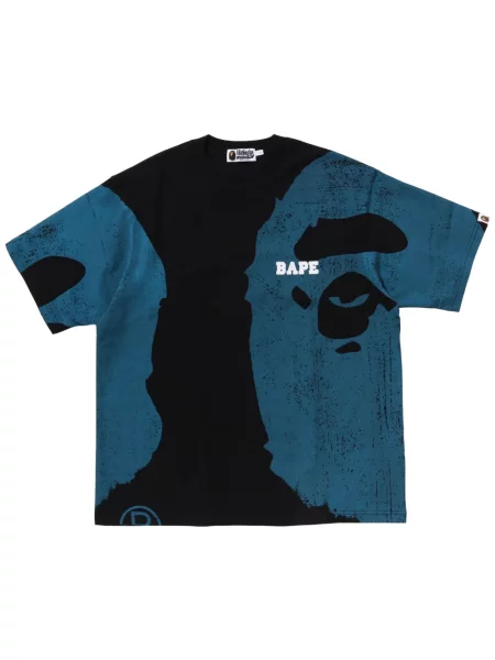Tricou A Bathing Ape® cu imagine negru