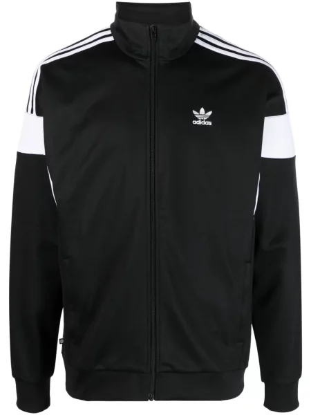 Tricou Adidas din piele de căprioară cu imagine cu talie joasă alb