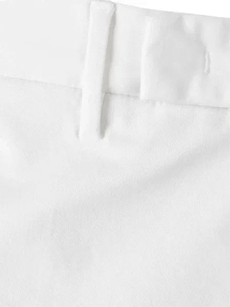 Pantaloni croiți Incotex alb