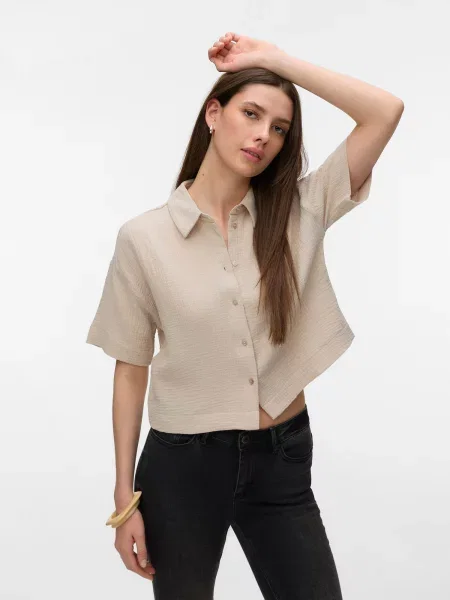 VERO MODA Bluză VMNATALI grej